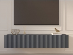 Тумба под ТВ подвесная (комплект из 2-х) Lines MTV1 Графит