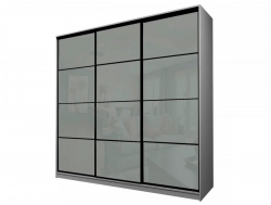 Шкаф-купе Max МШ-27-6-27-222 пленка светло-серая