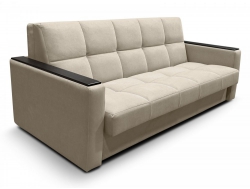 Диван Рэй 2000х2000 Клетка с прямыми подлокотниками с МДФ вивальди 3