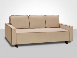 Диван-кровать Рио 1 Торонто крем-Торонто шоколад